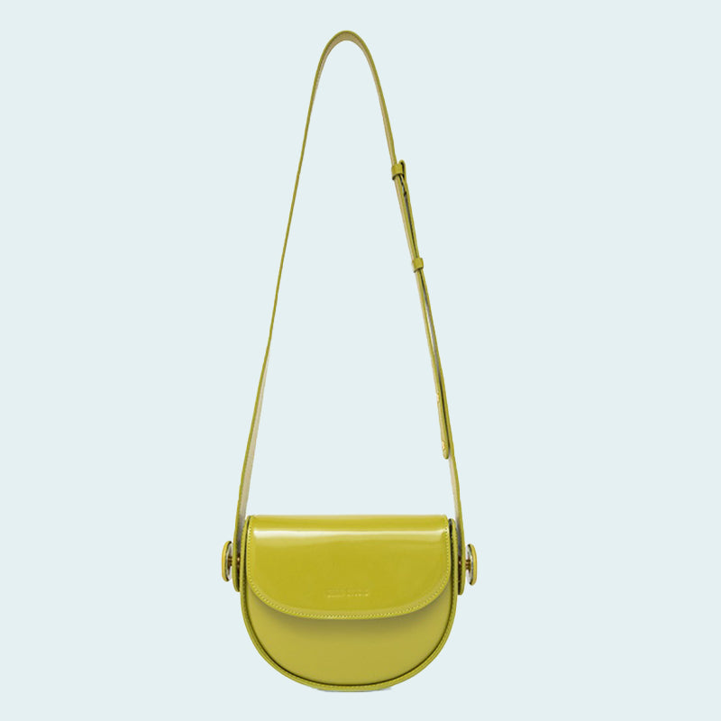 Minimalist Flap Saddle Bag