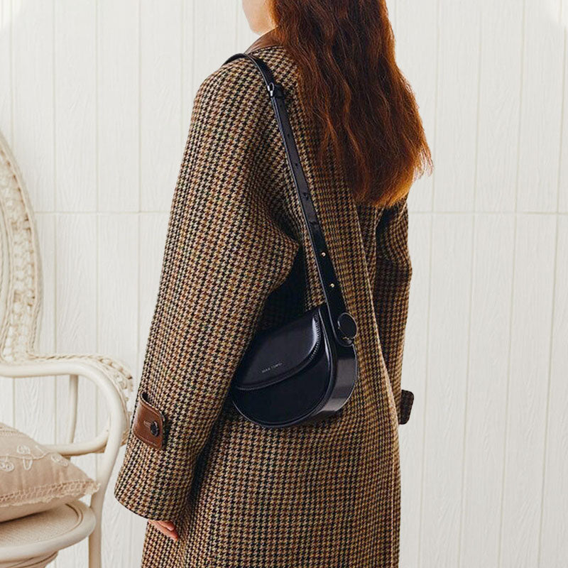 Minimalist Flap Saddle Bag