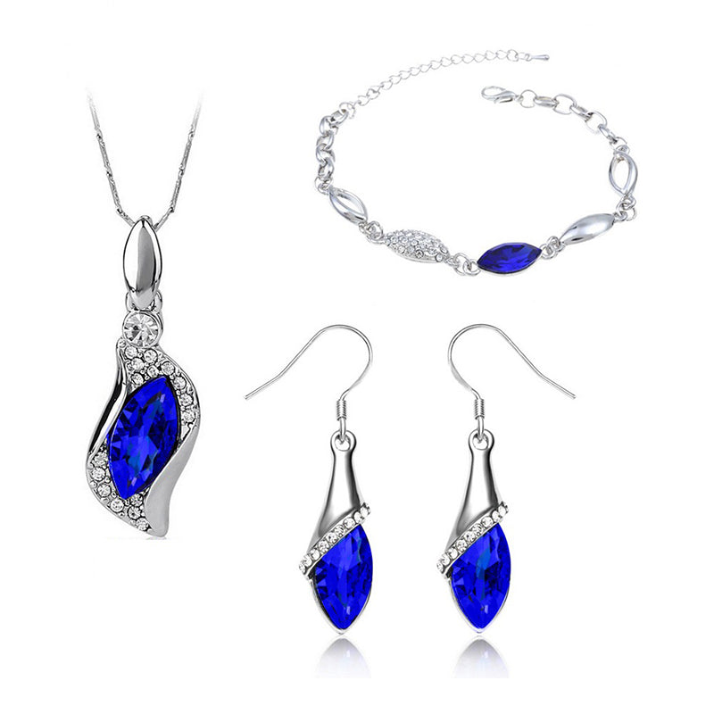 Austrian Marquis Crystal Jewelry Set