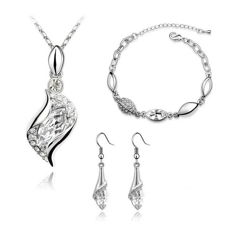 Austrian Marquis Crystal Jewelry Set