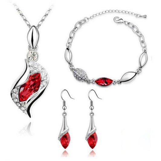 Austrian Marquis Crystal Jewelry Set