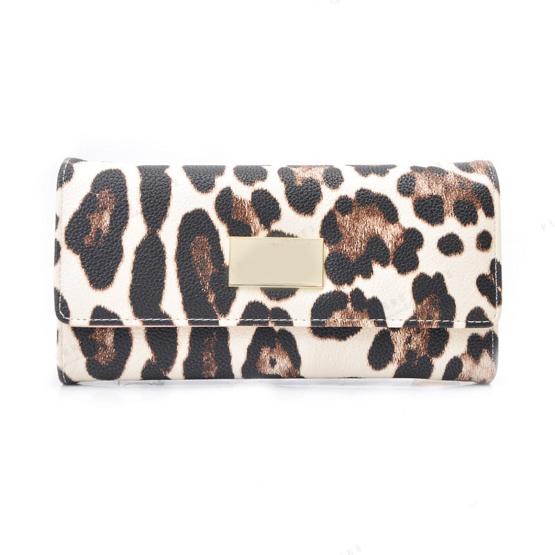 Tiger Print Long Wallet