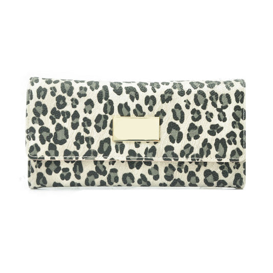 Tiger Print Long Wallet