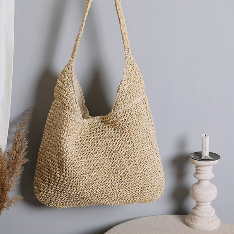 New Holiday Style Large Capacity Straw Bag